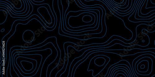 Topographic map background with geographic grid for hiking and mountain sport. luxury topographic wavy pattern and geographic grid map design. paper texture Imitation of a geographical map shades.