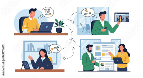 Remote Team Collaboration & Digital Communication: Connecting a Distributed Workforce