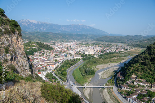 Foto Cityscape of Berat in Albania