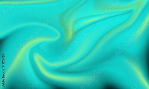 Abstract Fluid Turquoise: Captivating shades of turquoise and vibrant yellow blend seamlessly, creating a mesmerizing abstract design that evokes a sense of fluidity and elegance.