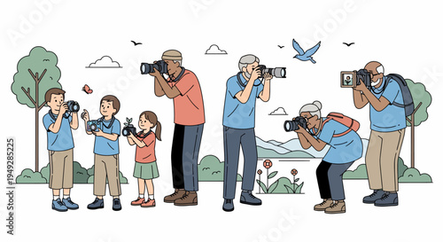 People with Camera Equipment.