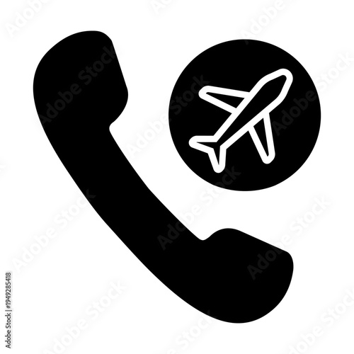 Aircraft icon vector. Plane train Illustration sign. Craft symbol. Airplane logo.