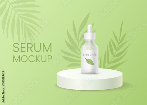 promotion banner for natural beauty products skincare