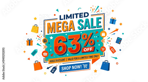 Limited Mega Sale Discount with 63% Off Offer