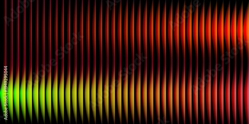 Abstract vertical lines with vibrant gradient light effects in a dark background image photo