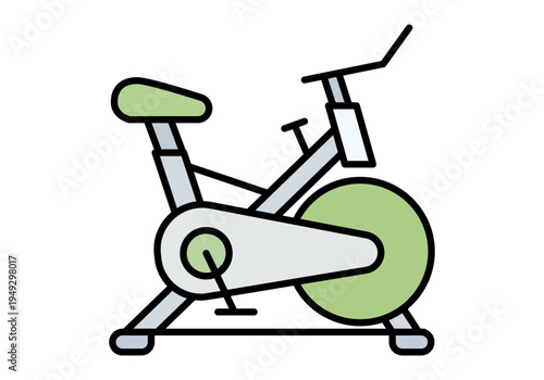 Bicicleta estática de spinning para entrenamiento cardiovascular y ejercicio en casa