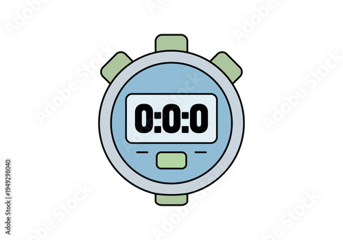 Cronómetro digital deportivo para medir el tiempo de entrenamiento y competencias