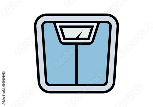 Báscula de baño digital para el control del peso corporal y seguimiento de la salud