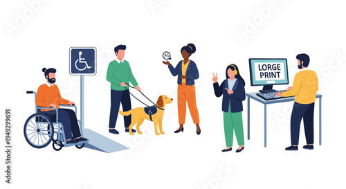 Global Accessibility, Diversity, and Inclusion for People with Disabilities: Assistive Technology & Support Services