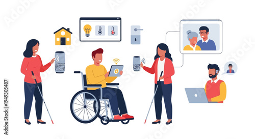 Inclusive Smart Home and Assistive Technology for People with Disabilities and Seniors