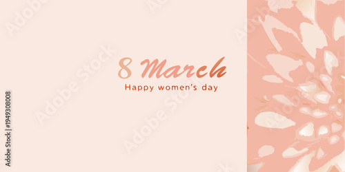 A celebratory graphic for international women s day march 8th