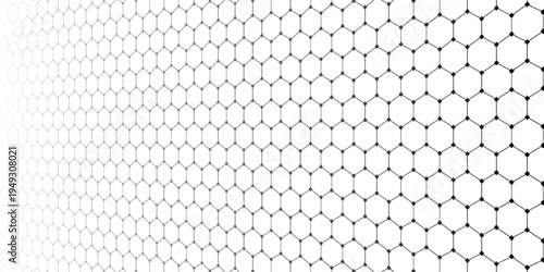 Black background. Dark hexagon carbon fiber texture. Navy blue honeycomb metal texture steel background. Web design template vector illustration EPS 10. Vector