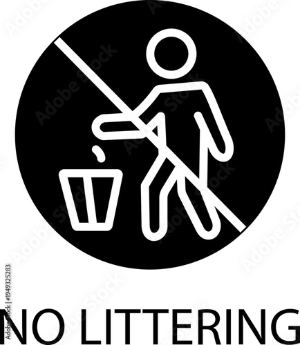 No food icon prohibition meal symbol with fork spoon plate sign, forbidden eating rule pictogram for public places, restaurant safety notice vector illustration