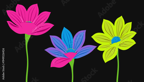 This striking image of a tulip against a black background evokes feelings of freshness and simplicity. Perfect for branding, website backgrounds, or i