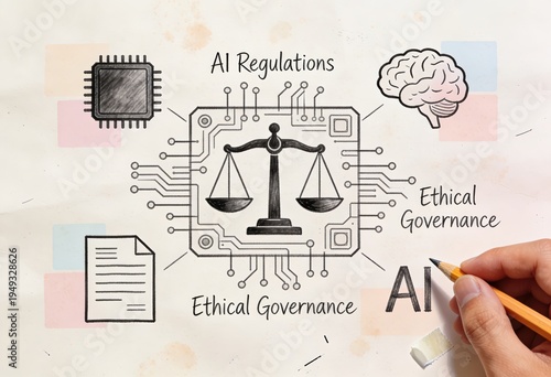 AI regulations for ethical governance navigating complexities of technology standards justice systems and societal responsibility enhancing accountability and oversight