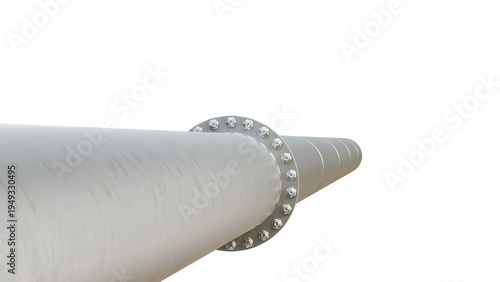 metal pipe part 3D rendering