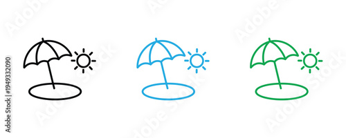 Fresh red chili pepper icon set. Spicy food ingredient, hot paprika, and organic vegetable symbols. Vector Illustration.