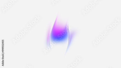energy glowing pink blue gradient light wave artificial intelligence abstract space energy network AI neural technology