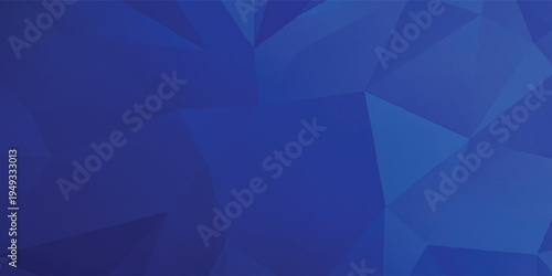 Abstract background with sapphire and royal blue low poly polygonal design vector illustration