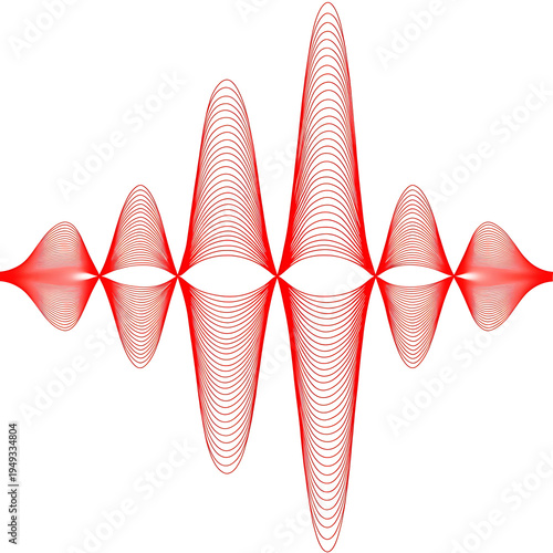 red ribbon on white background