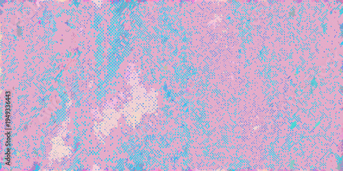 Abstract background with pastel pink and blue textured speckled pattern