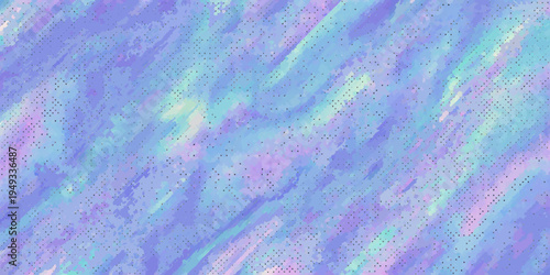 Abstract iridescent background with swirling blues pinks and violet hues