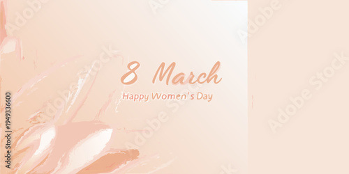 A celebratory background for international women s day on march 8th