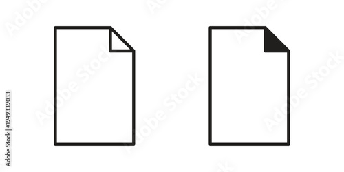 File icons simple design. Vector illustration for web ui