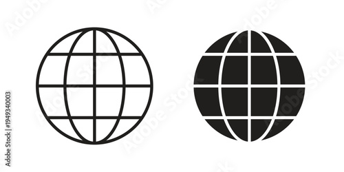 Internet icons simple design. Vector illustration for web ui