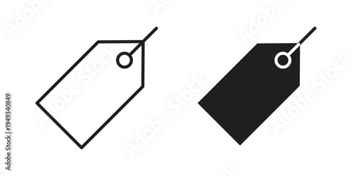 Label icons simple design. Vector illustration for web ui