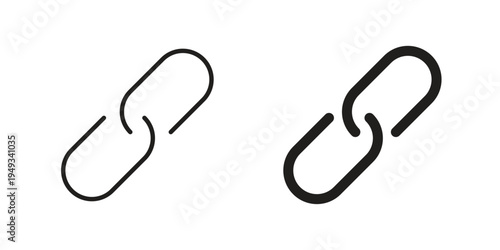 Link icons simple design. Vector illustration for web ui