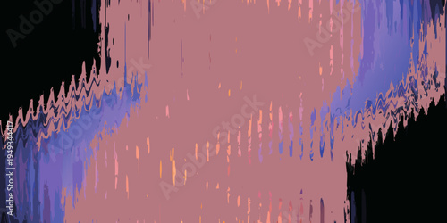 Abstract vertical brushstrokes in shades of pink purple and black