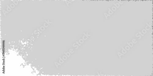 A grayscale abstract texture with a rough scattered edge effect