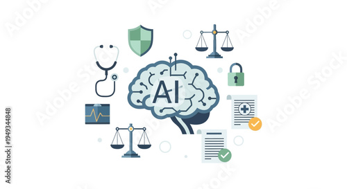 AI in Healthcare, Law, and Data Security: Artificial Intelligence Impact on Medical Ethics, Legal Compliance, and Digital Privacy