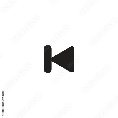 Media Previous Track Control Icon