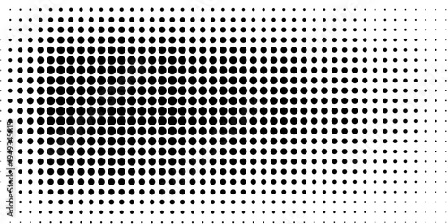 Yellow halftone pattern. Retro comic gradient background. Bright orange pixelated dotted texture overlay. Cartoon pop art faded gradient pattern. Vector backdrop for poster, banner, advertisement