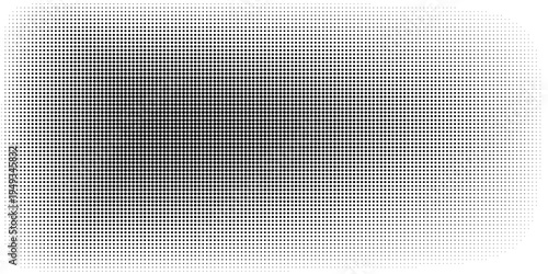 Yellow halftone pattern. Retro comic gradient background. Bright orange pixelated dotted texture overlay. Cartoon pop art faded gradient pattern. Vector backdrop for poster, banner, advertisement