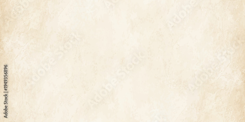 Light beige vintage paper texture with subtle mottled grunge effect, elegant parchment background for design. A blank antique parchment page featuring a stained brown grunge texture 