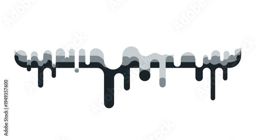 Melting paint on metal surface.