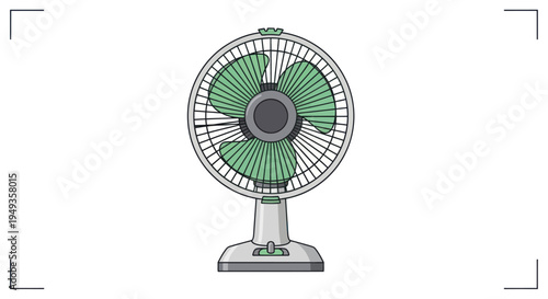 Electric Fan Home Appliance Device.