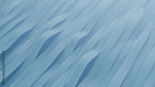 A dynamic wave of light blue stripes creates a light and bright animated background. Looping animation