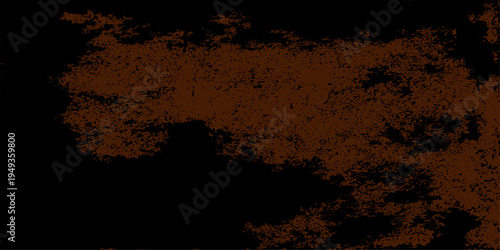 dark brown rusty metal texture background, weathered oxidised steel surface with black grunge spots and rough grain
