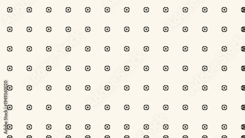 Background seamless pattern geometric circle cross shapes repeating on beige minimalist texture for modern design wallpaper fabric textile decoration digital abstract creative professional branding