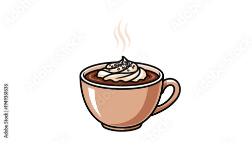 Brown Coffee Cup Mug.