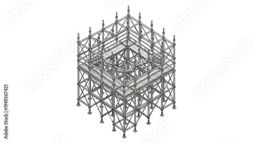 Metal Scaffolding Structure Frame.