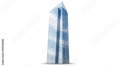 Tall Crystal Obelisk Structure.