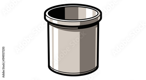 Metal Can Container.