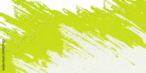 A vibrant nature design featuring a watercolor green grass background with sunlit leaves and an artistic paint splash pattern for a fresh spring wallpaper illustration