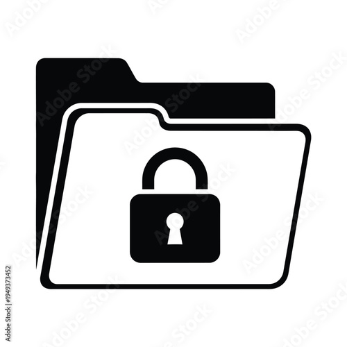 Free Download Secure Folder with Locked Padlock Icon - GFXLoad