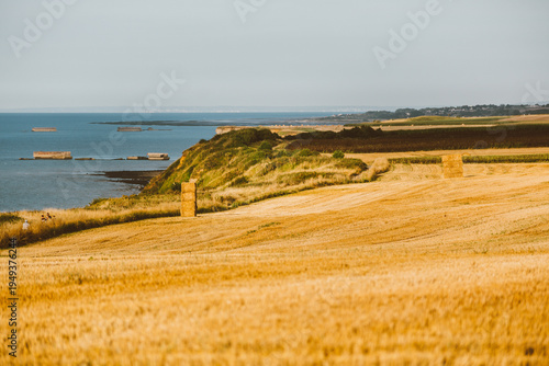 view of the coast of normandie